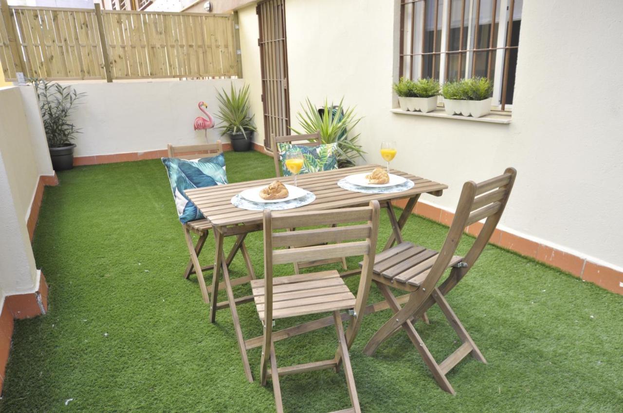 Luminoso Y Coqueto Apartamento Con Jardin Málaga Exterior foto